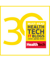 Top 30 Health Tech IT blog badge