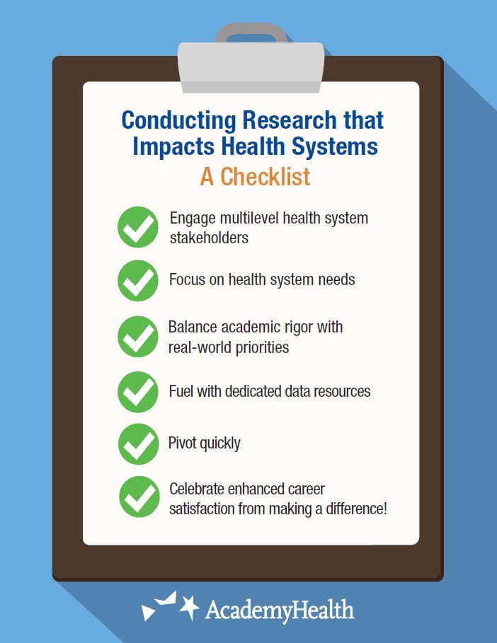 Conducting Research the Impacts Health Systems: A Checklist