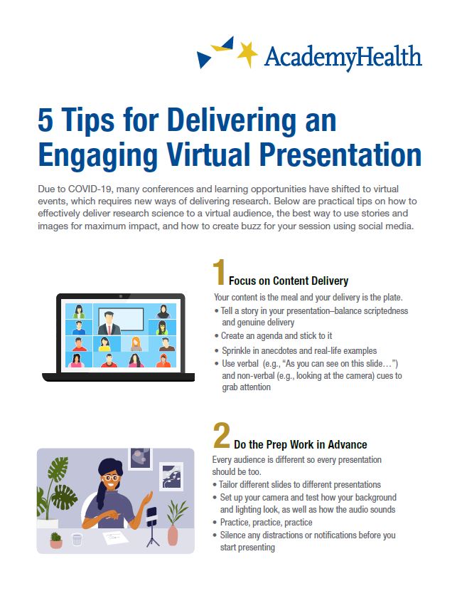 tips when delivering online presentation