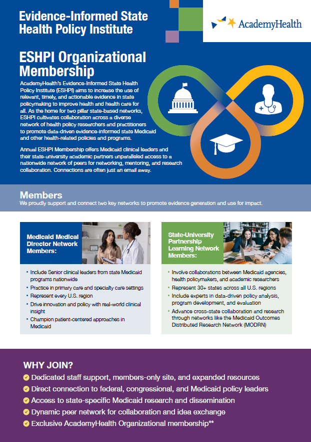 ESHPI Organizational Membership One-Pager