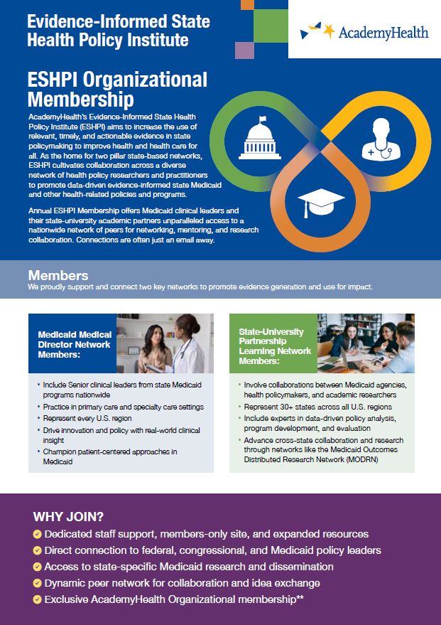 ESHPI Organizational Membership One-Pager