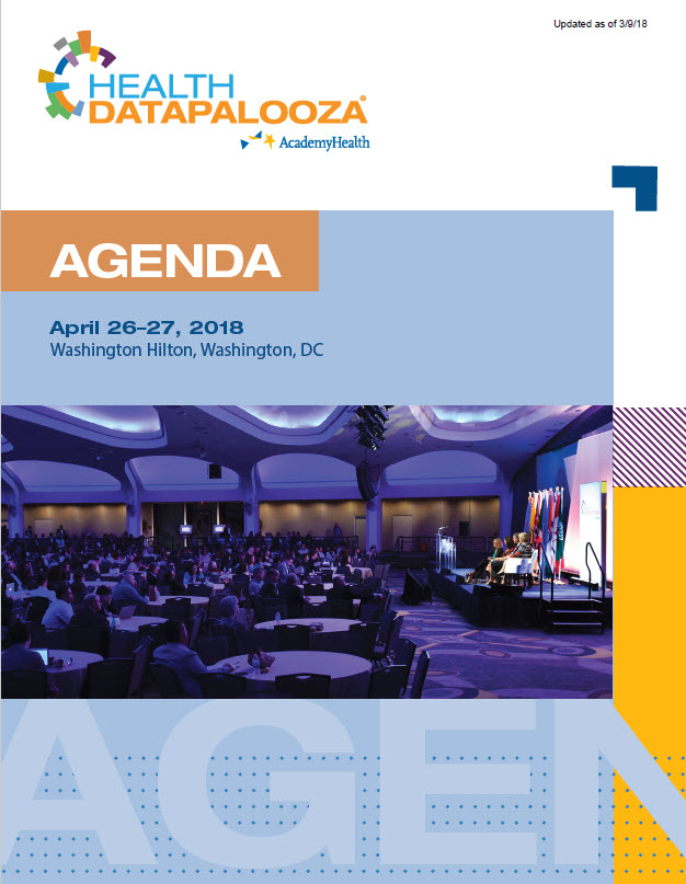 Health Datapalooza Agenda Cover