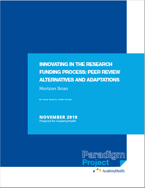 Innovating Research Funding cover page