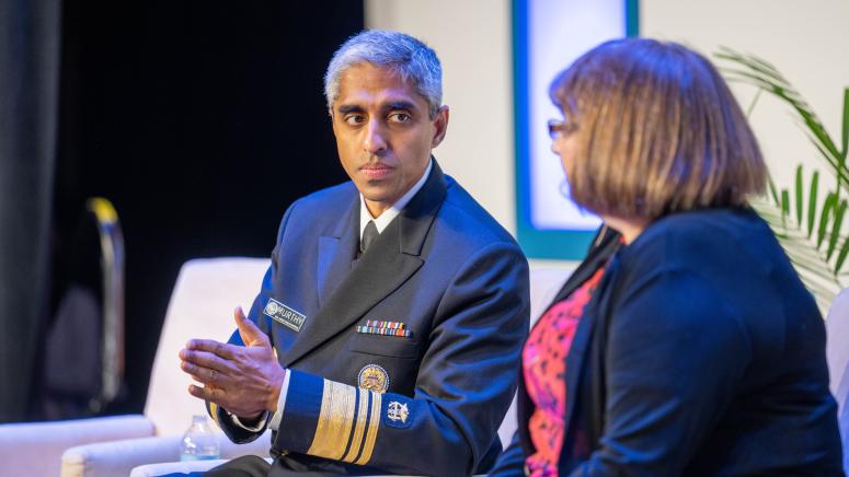 Surgeon general Murphy speaking at ARM