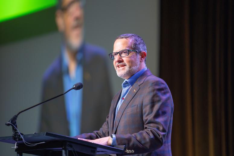 AcademyHealth President and CEO Aaron Carroll speaking at the 2024 ARM