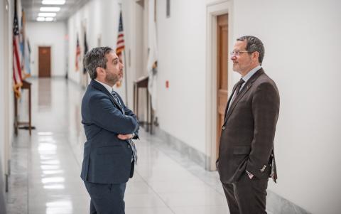 aaron and josh at capital building